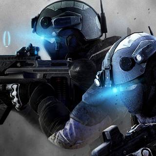 Sci fi soldier wallpaper