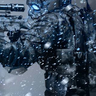 Sci fi soldier wallpaper