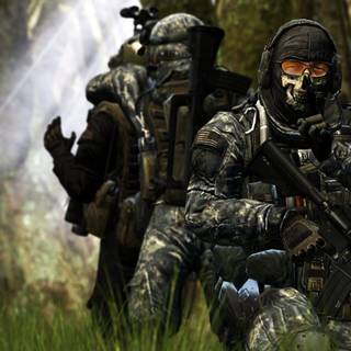 Sci fi soldier wallpaper