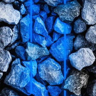 Blue rock wallpaper