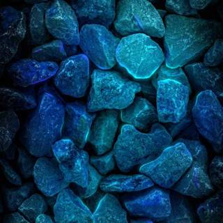 Blue rock wallpaper