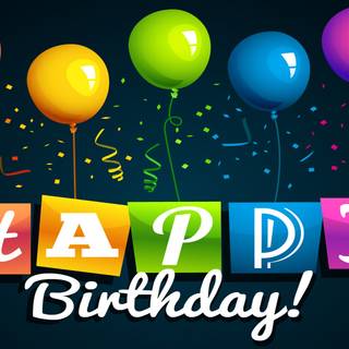 Happy birthday card wallpaper