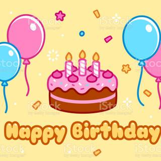 Happy birthday card wallpaper