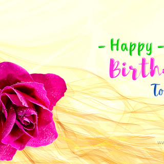 Happy birthday card wallpaper