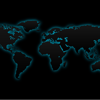 Dark world map wallpaper