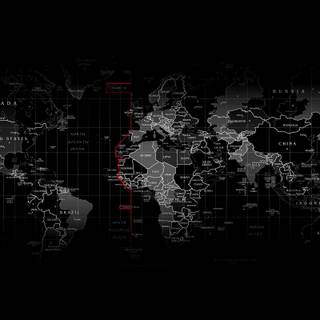 Dark world map wallpaper