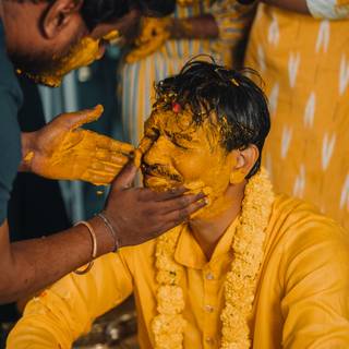 Haldi ceremony wallpaper