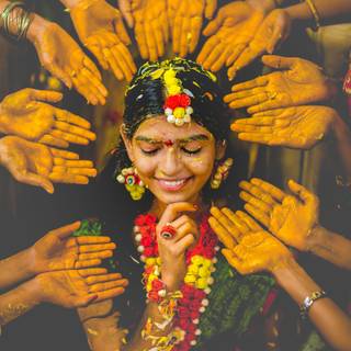 Haldi ceremony wallpaper