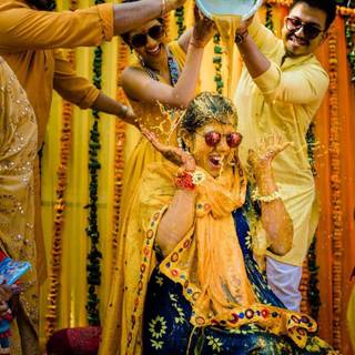 Haldi ceremony wallpaper