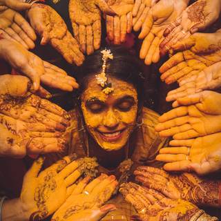 Haldi ceremony wallpaper