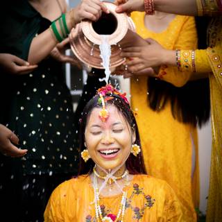 Haldi ceremony wallpaper