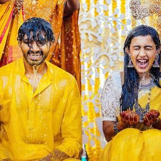 Haldi ceremony wallpaper