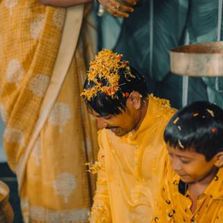 Haldi ceremony wallpaper