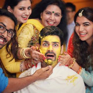 Haldi ceremony wallpaper