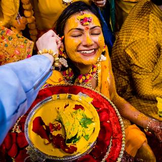 Haldi ceremony wallpaper