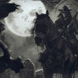 Ghost horse wallpaper