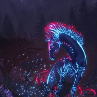 Ghost horse wallpaper