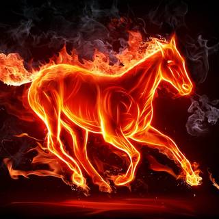 Ghost horse wallpaper