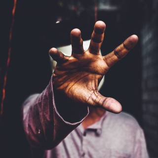 Raise hand wallpaper