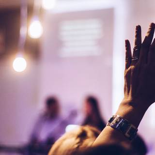 Raise hand wallpaper