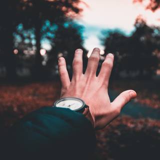 Raise hand wallpaper