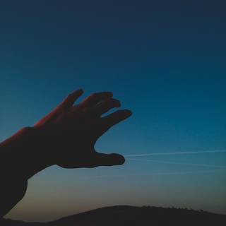 Raise hand wallpaper