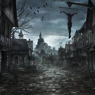 Gothic fantasy wallpaper