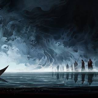 Gothic fantasy wallpaper