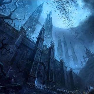 Gothic fantasy wallpaper