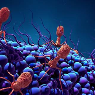 Bacteriophage wallpaper