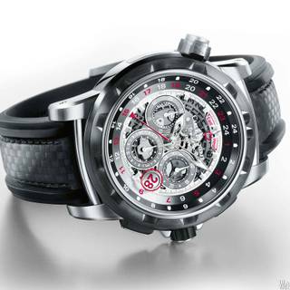 Skeleton watch wallpaper