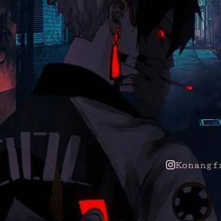 Smoking boy anime wallpaper