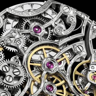 Skeleton watch wallpaper