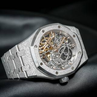 Skeleton watch wallpaper