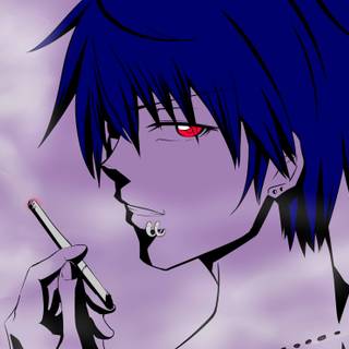 Smoking boy anime wallpaper