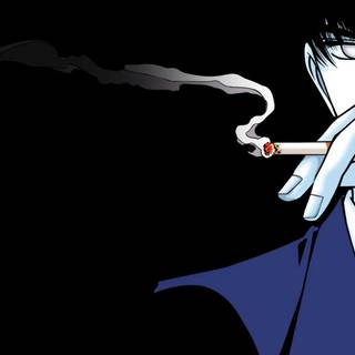 Smoking boy anime wallpaper