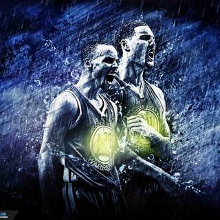 Steph Curry and Klay Thompson wallpaper