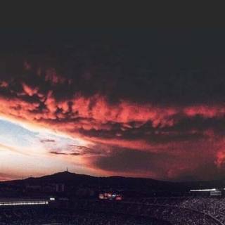 Soccer sunset wallpaper