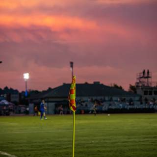 Soccer sunset wallpaper