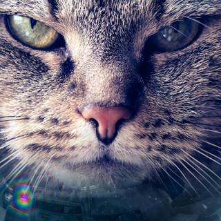 Cat astronaut wallpaper