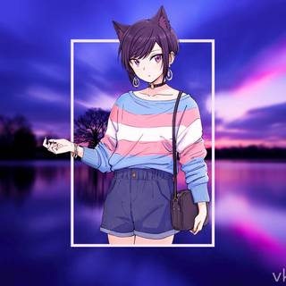 Transgender girl wallpaper