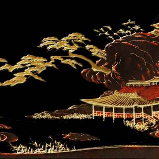 Chinese village wallpaper