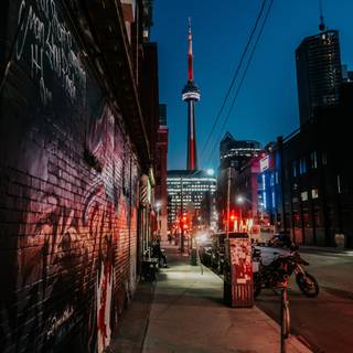 Toronto night wallpaper
