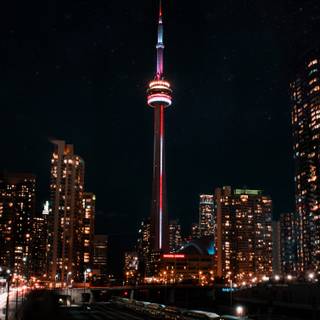Toronto night wallpaper