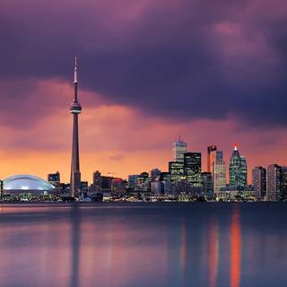 Toronto night wallpaper