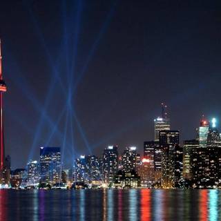 Toronto night wallpaper