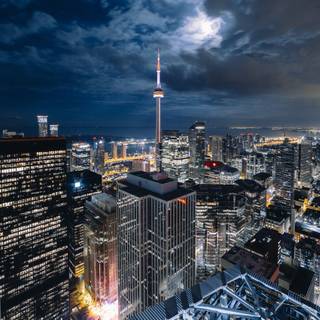 Toronto night wallpaper