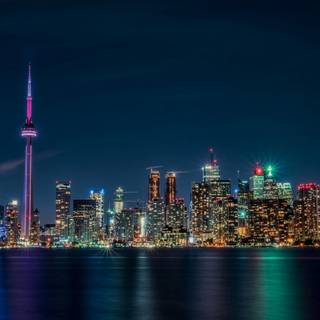 Toronto night wallpaper