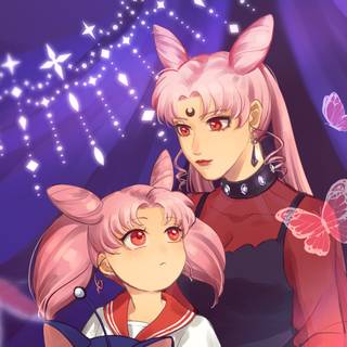 Black Lady Sailor Moon wallpaper