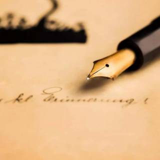 Pen and book wallpaper